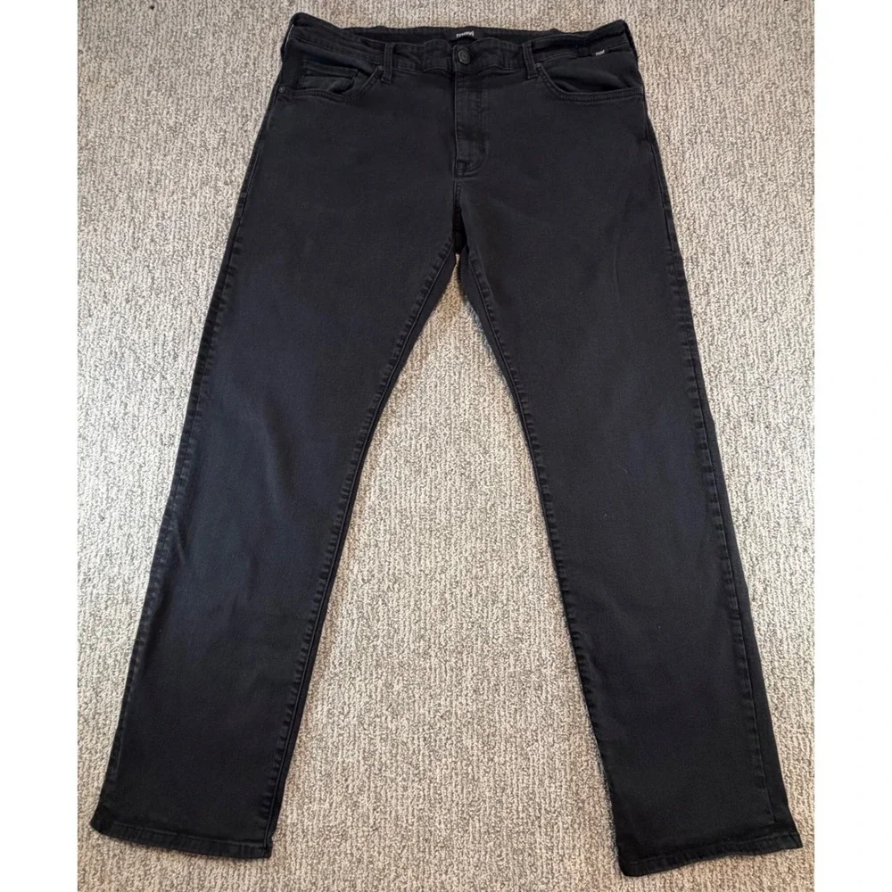 AG Adriano Goldschmied The Ives Jeans Mens 34 Black Athletic Straight Leg USA